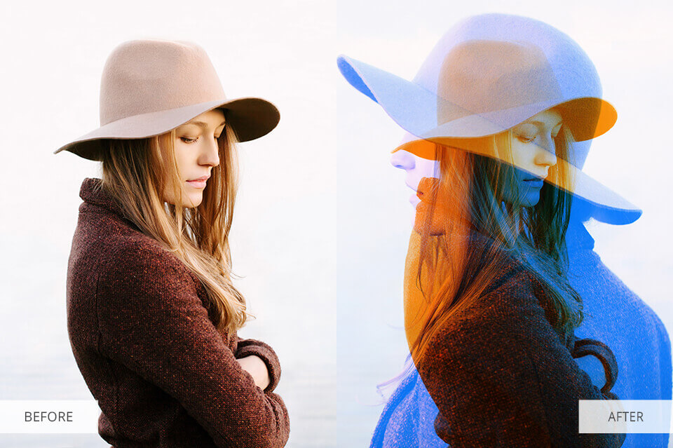 Double Exposure Photoshop Action for Portraits