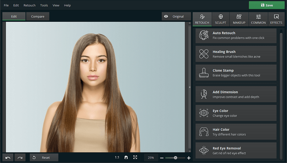 Change Eye Color of Image with Eye Color Changer Online